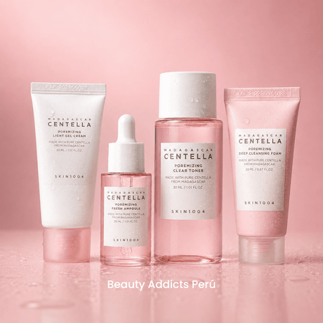 Kit mini de skincare para piel grasa que ayuda a mantener los poros limpios y la piel fresca.