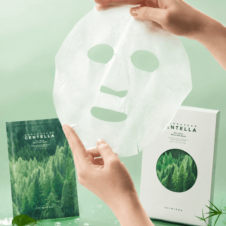 Sheet mask calmante para piel grasa o con tendencia acneica que ayuda a reducir la sensación de irritación y aportar hidratación.