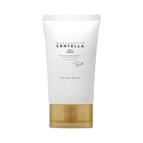 Crema SKIN1004 Madagascar Centella TECA formulada con centella asiática para calmar la piel sensible, fortalecer la barrera cutánea y reducir la irritación.