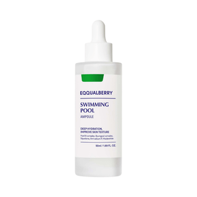 Ampoule hidratante Eqqualberry Swimming Pool Ampoule formulada para proporcionar una hidratación intensa y duradera, dejando la piel fresca y revitalizada.