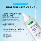 Swimming Pool Ampoule de Eqqualberry diseñada para combatir la deshidratación y aportar un efecto glow saludable.