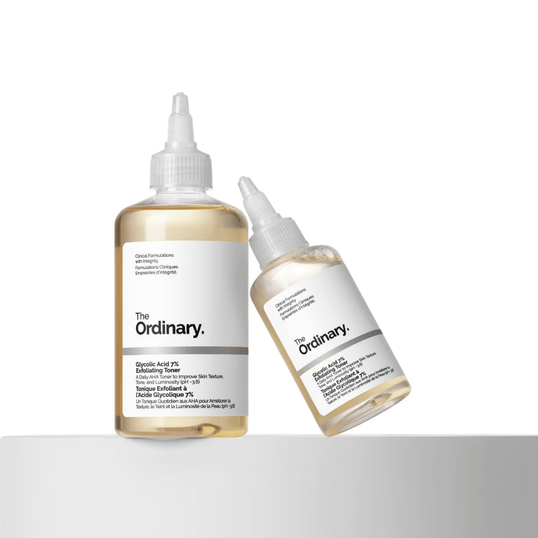 Controla el exceso de grasa y minimiza poros con The Ordinary Glycolic Acid 7%.