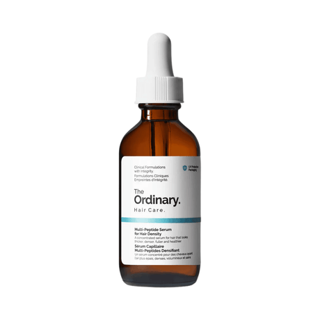 Suero capilar The Ordinary Multi-Peptide para mayor densidad de cabello.