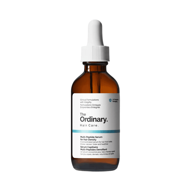 Suero capilar The Ordinary Multi-Peptide para mayor densidad de cabello.