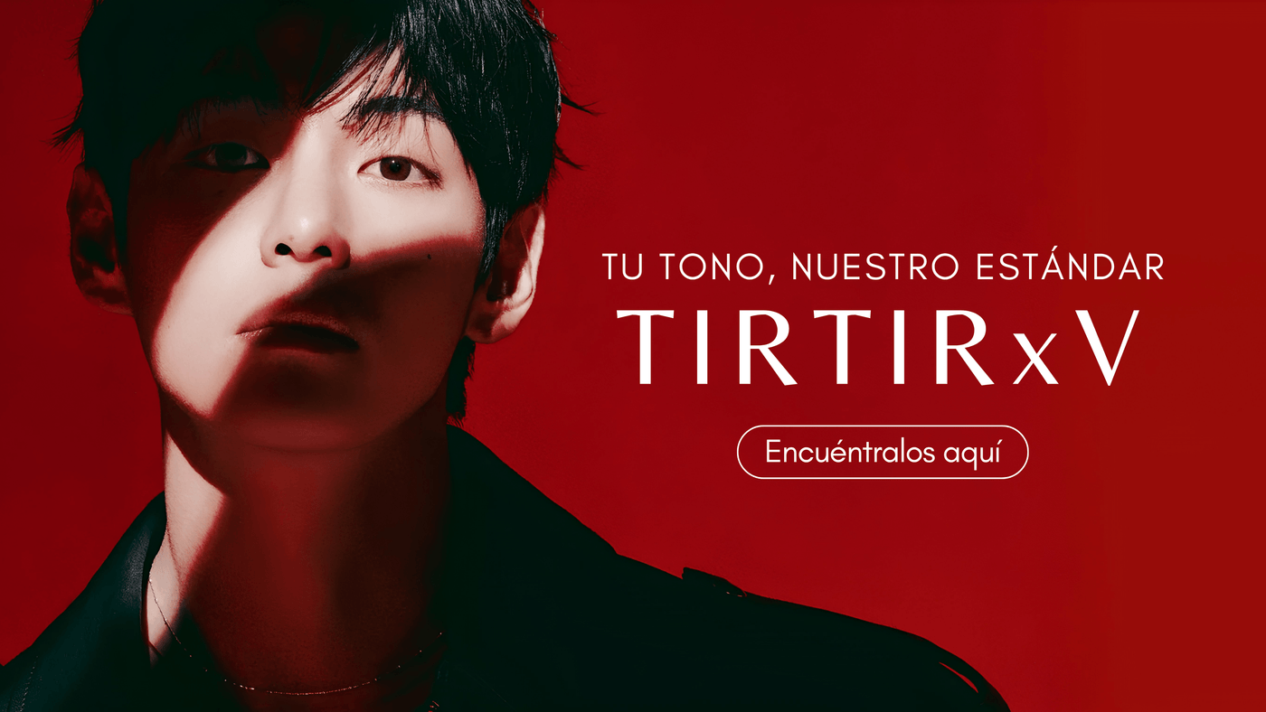 v de bts embajador oficial de la marca de cosmeticos tirtir