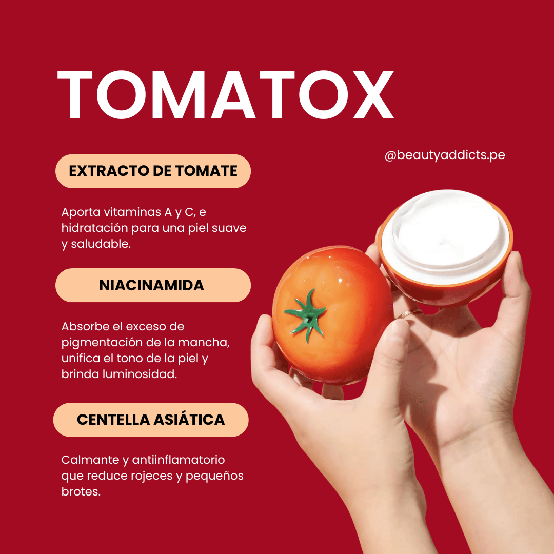 Tonymoly Tomatox Magic Massage Pack con centella asiática que calma y reduce rojeces de la piel.