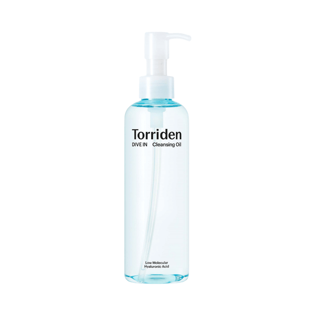 Aceite limpiador Dive In que elimina maquillaje, protector solar e impurezas mientras mantiene la piel hidratada y suave.