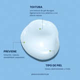 Crema facial Torriden con ácido hialurónico de bajo peso molecular para una piel suave y flexible