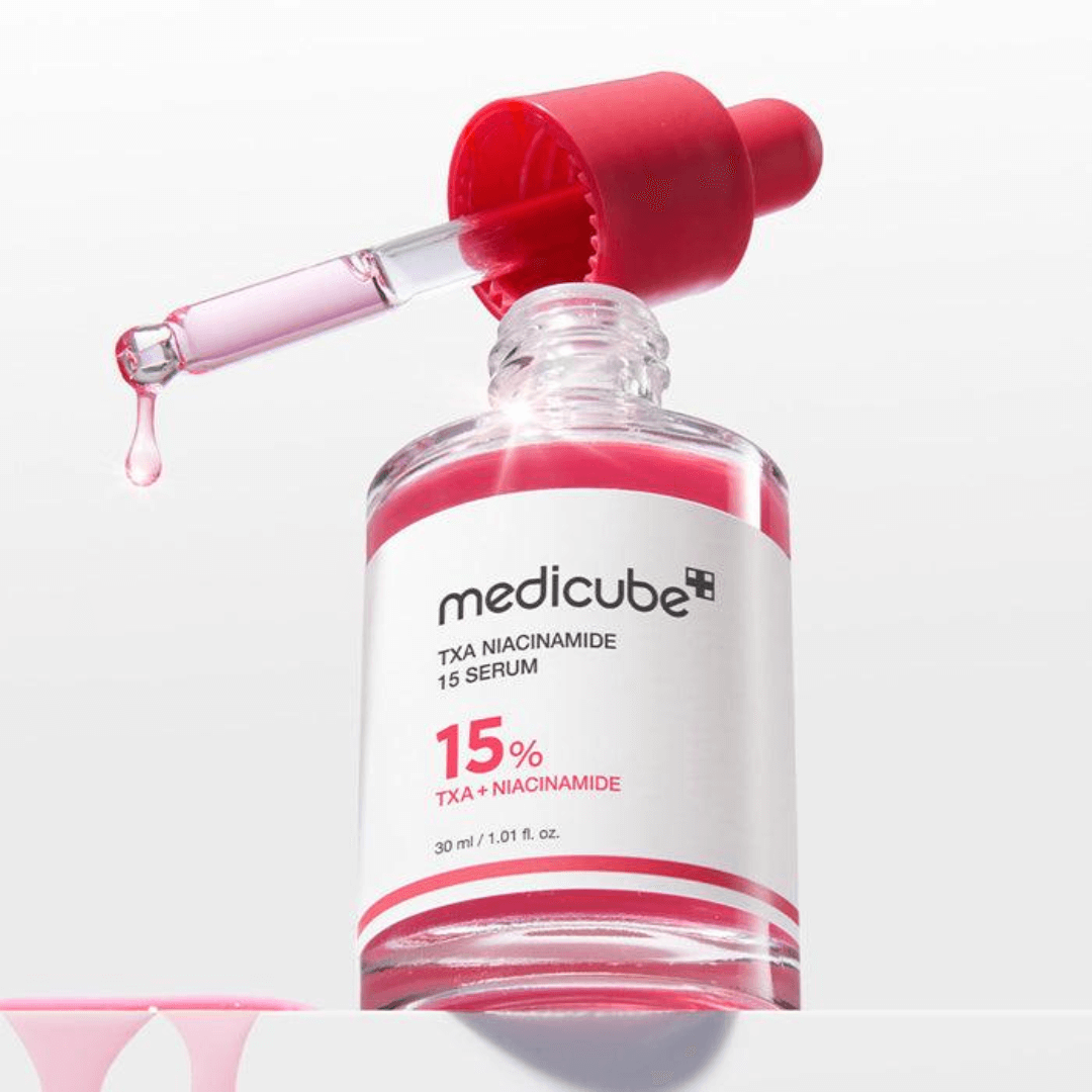 TXA Niacinamide 15 Serum que estimula el colágeno y mejora la firmeza.