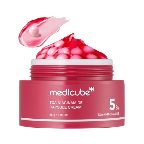 Medicube TXA Niacinamide Capsule Cream mejora luminosidad y corrige manchas