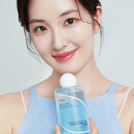 Isntree Ultra Low Molecular Hyaluronic hidratación multicapa sin obstruir los poros ni generar grasa.