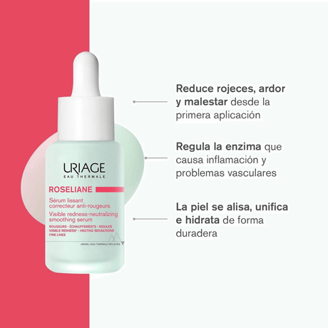 Fórmula ligera antirojeces que hidrata y mejora la microcirculación cutánea.