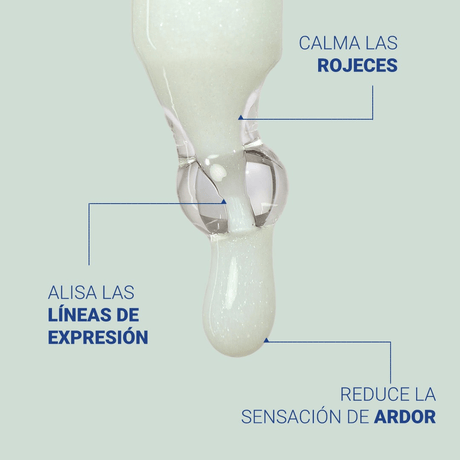 Corrector intensivo para piel reactiva que reduce rojeces persistentes y aporta confort inmediato.