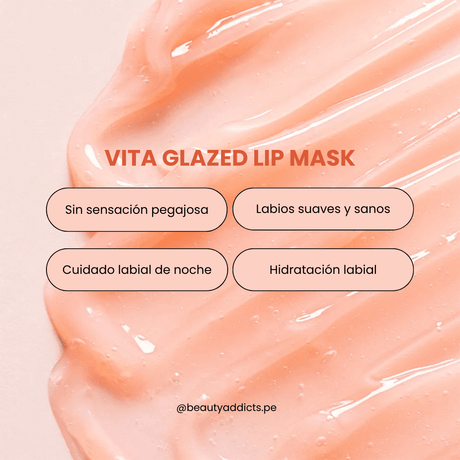 Tocobo Vita Glazed Lip Mask restaura labios apagados y mejora su color.