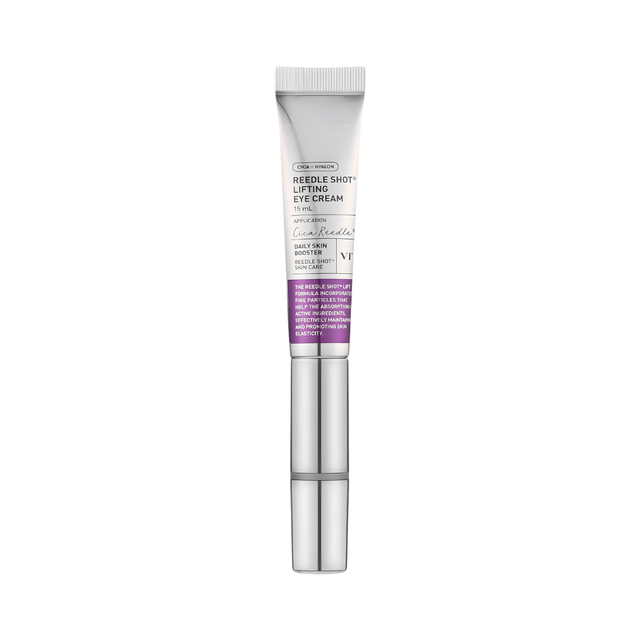 Crema de ojos VT Reedle Shot con efecto lifting reafirmante.