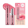 Wanna Shine Lipstick Cathy Doll tono Pink Scene 03. 