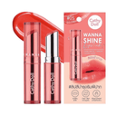Wanna Shine Lipstick Cathy Doll tono Blink Orange 05. 