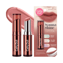 Wanna Shine Lipstick Cathy Doll tono Universal Pink 11.